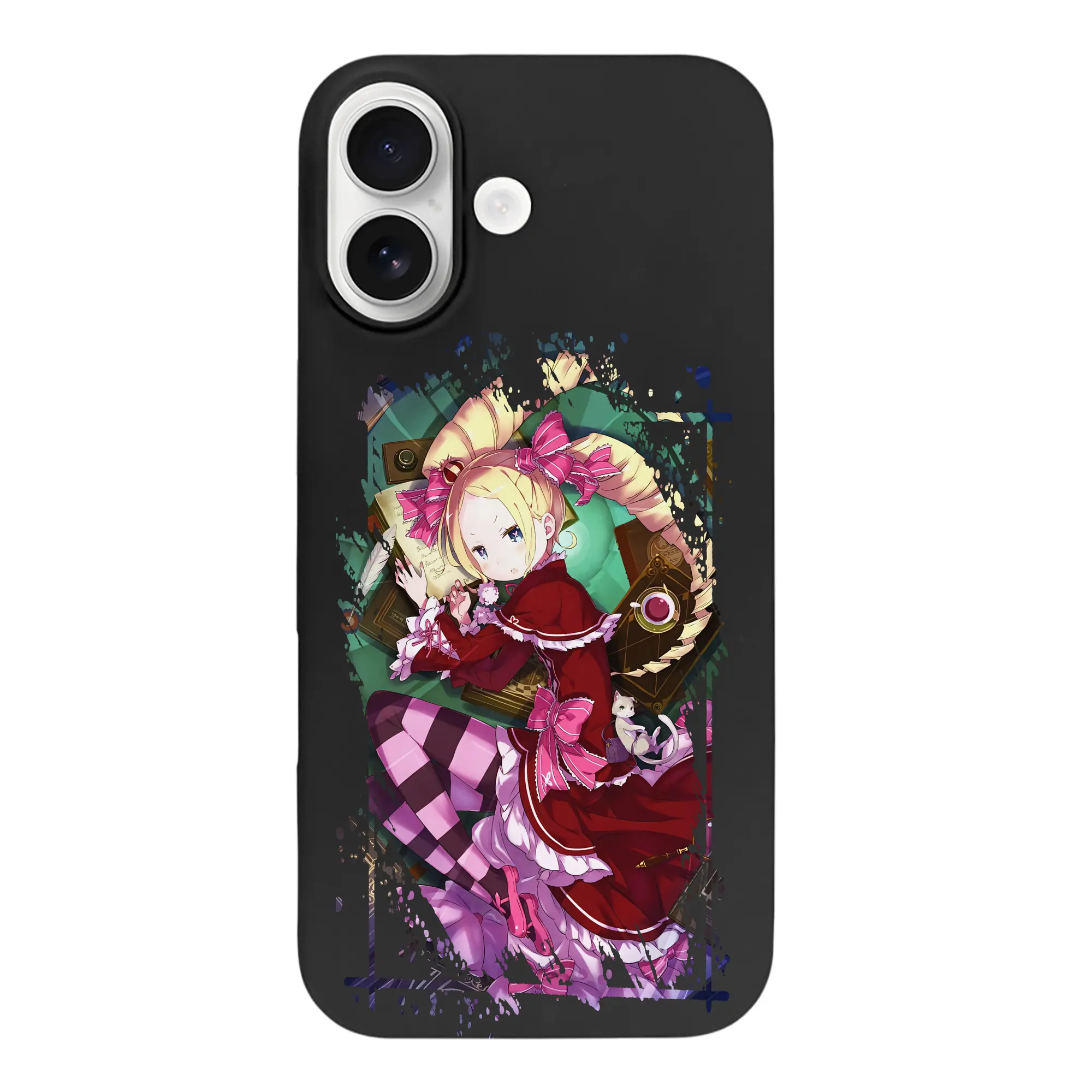 リゼロ グッズ ベアトリス - iPhone 17 シリーズ シリコンケース 薄型 耐衝撃 指紋防止 ソフトタッチカバー 精密フィット 傷防止 保護ケース iPhone 17/17 Air/17 Pro/17 Pro Max 対応